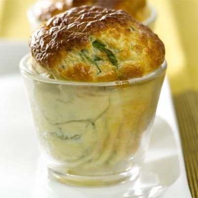 Soufflé d'orties à l'Emmental