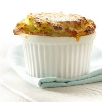 Soufflé de pommes de terre au roquefort