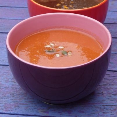 Soupe de Carottes et Lentilles Rouges aux Epices Marocaines