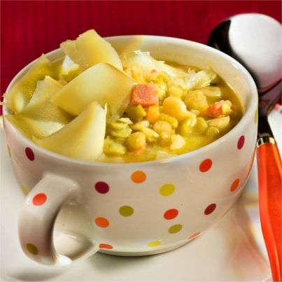 Soupe aux pois et au Comté