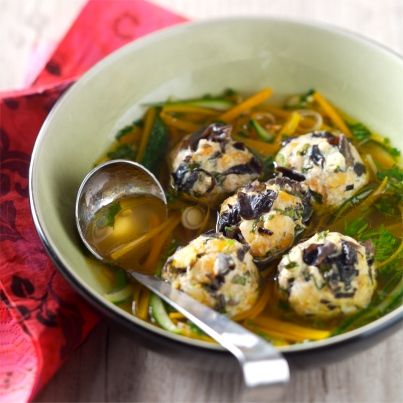 Soupe thaï au veau et à la crevette