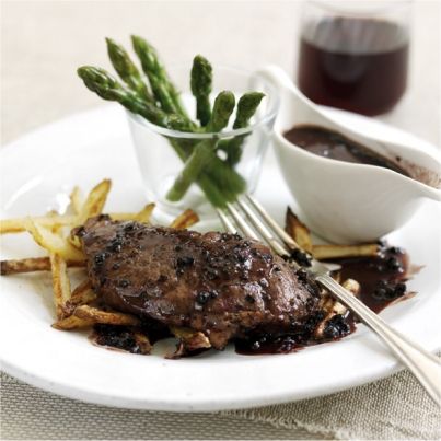 Steak de Gigot d'Agneau Gallois IGP au poivre