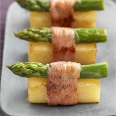 Princesse Amandine en sushi d'asperge au lard