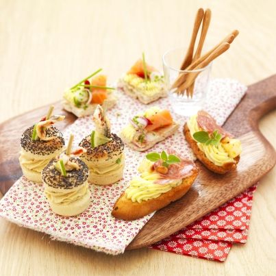 Tapas et petits bagels