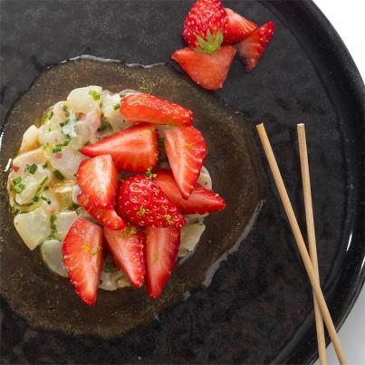 Tartare de Dorade, Fraises Passion