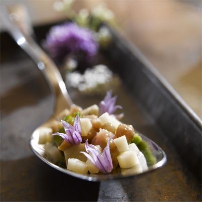 Tartare de veau à la Tomme de Savoie