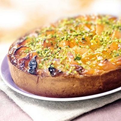Tarte abricots pistaches