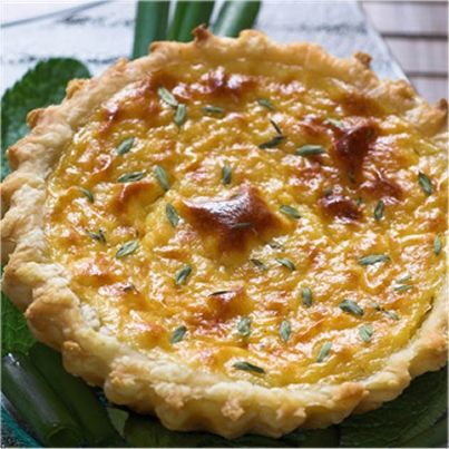Tarte à l'ail blanc