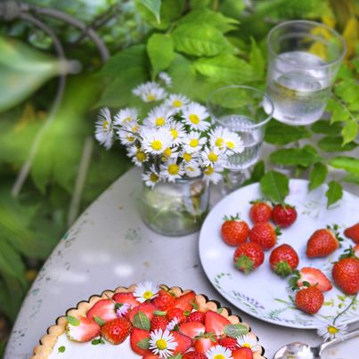 Tarte aux Fraises et à la Crème Chantilly