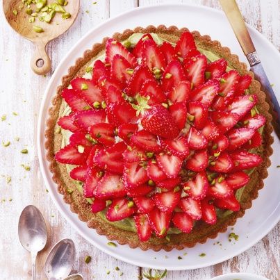 Tarte aux Fraises du Périgord IPG et Pistaches
