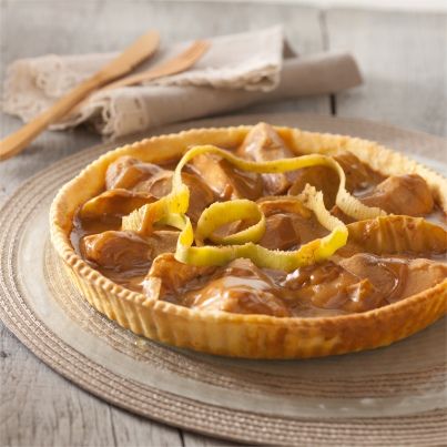 Tarte Fruitée et Caramel au Beurre Salé