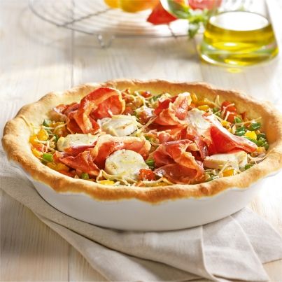 Tarte Jambon de Bayonne et Chèvre Frais