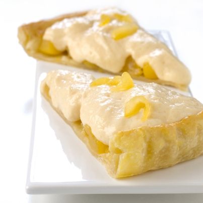 Tarte mousseuse à l'abricot