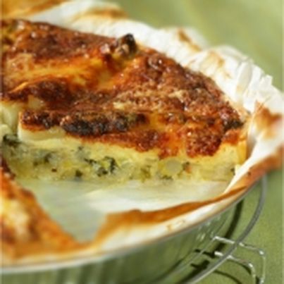 Tarte potagère au Comté