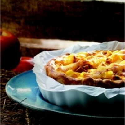 Tarte aux Topinambours, Pommes et Beaufort