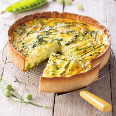 Tarte végétarienne toute verte
