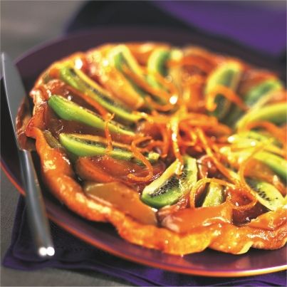 Tatin de kiwi, pomme et orange