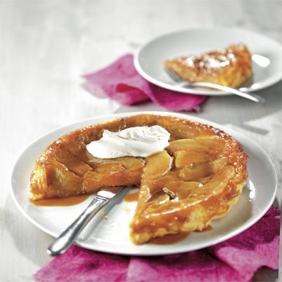 Tatin aux pommes Caramel au Beurre Salé Régilait
