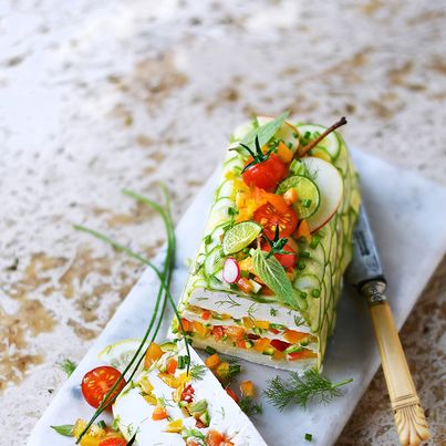Terrine de saumon et fromage frais