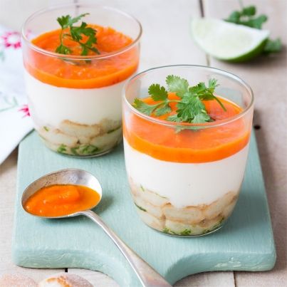 Tiramisu de crabe aux Boudoirs Thaï