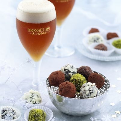 Truffes au chocolat en habit divers