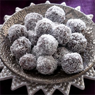 Truffes chocolat noix de coco