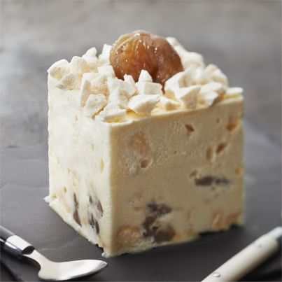 Vacherins aux marrons glacés