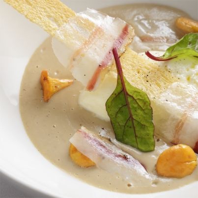 Velouté de Marrons aux Champignons des Bois