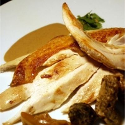 Volaille de Bresse et Crème de Morilles
