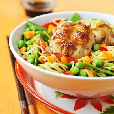 Wok de lapin aux petits légumes