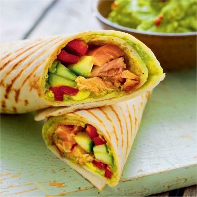 Wraps de Saumon de Norvège Grillé